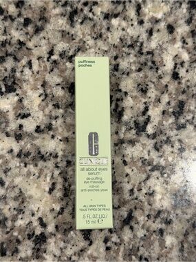 Clinique All About Eyes Serum Roll-On - Pale Green Packaging